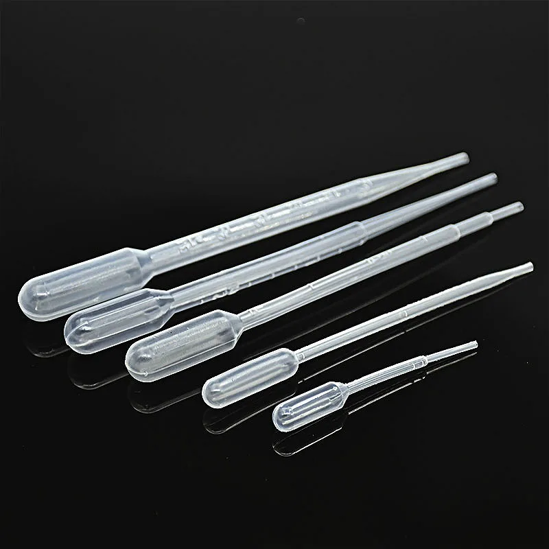 Пастер Пипетки Градуированные одноразовые пластиковые соломы капельницы