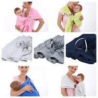 soft baby sling with ring baby straps hot selling oxidation metal ring multi functional infant baby carrier handsfree sling