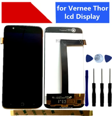 100% Getest Voor Vernee Thor ЖК-дисплей + сенсорный экран дигитайзер рулевое управление