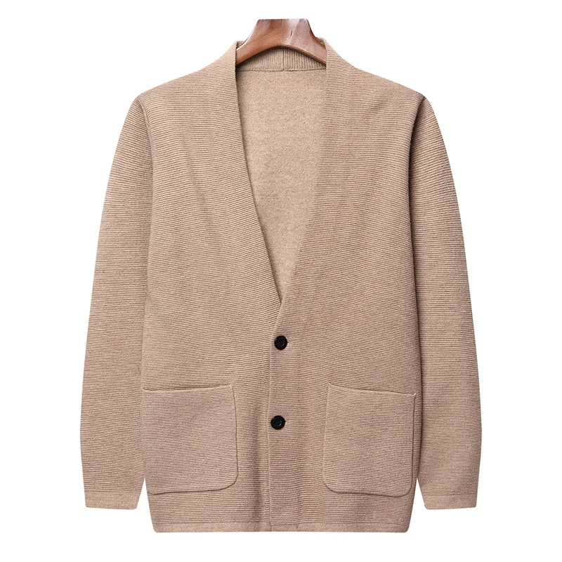 

2021 Autum Brand Fashion Knitted V Neck Cardigan Sweater Men Casual Winter High Quality Woolen Men Coats Jacket Man Clothes
