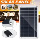 Солнечная панель 300 Вт, 12 В, поликристаллическая, USB, портативное зарядное устройство для телефона
