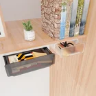 Домашний самоклеящийся ящик в виде палочек, органайзер для хранения мелочей, косметики под столом