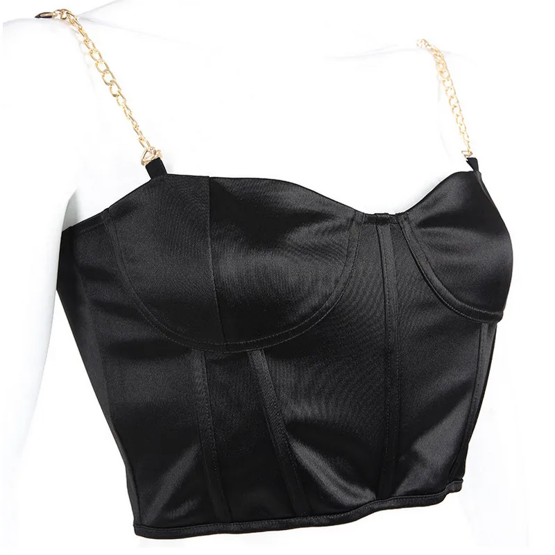 Женская летняя одежда черный облегающий Топ без рукавов с глубоким вырезом и