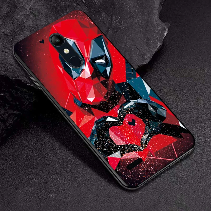 TPUBLK665 Для LG K4 K7 K8 K10 чехол Чехол Человек-паук черный чехол ТПУ для LG K12 K11 плюс силиконовый чехол для задней панели телефона для LG X4 чехол - Цвет: TPUBLK665