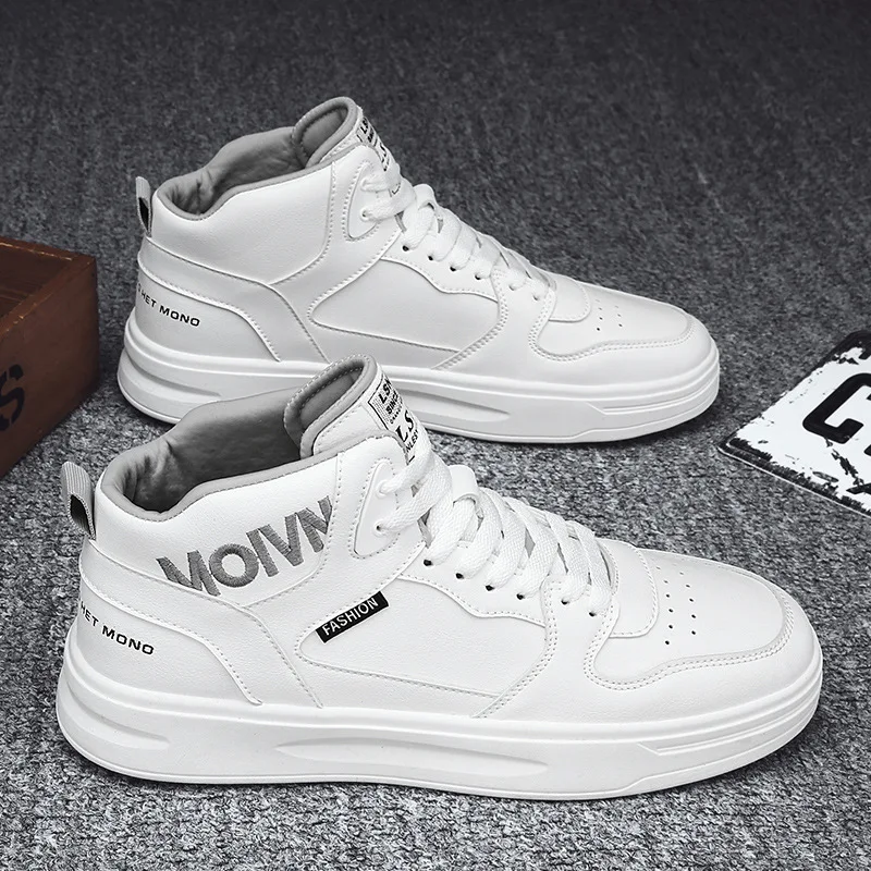 

high top board shoes series] new trend of 2020 season ins Korean sports leisure fashion personalized men's shoes