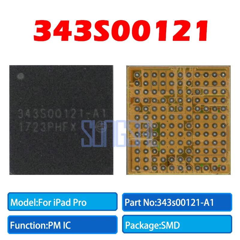 

1pcs/lot 100% Original 343S00121-A1 343S00121 For iPad Pro 10.5/12.9 2017 A1701 Power PMIC charging IC Chip