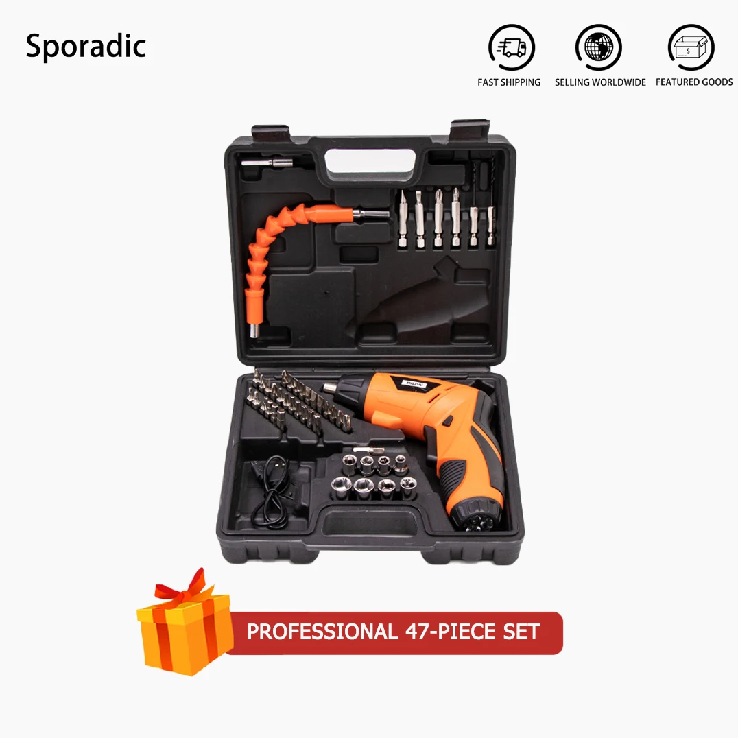 

Screwdriver Cordless Drill Power tools Combo Set lithium Battery Drills Twistable Handle Flashlight For Woodworking Power Tool