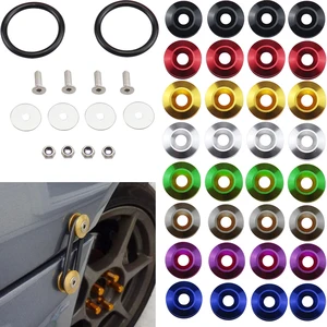 Комплект Быстросъемных алюминиевых креплений для бампера автомобиля BMW e60 e90 Honda Civic Subaru Impreza, 1 комплект