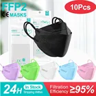 Маска KN95 Fpp2 для взрослых, многоразовая респираторная маска ffp2mask CE ffp3