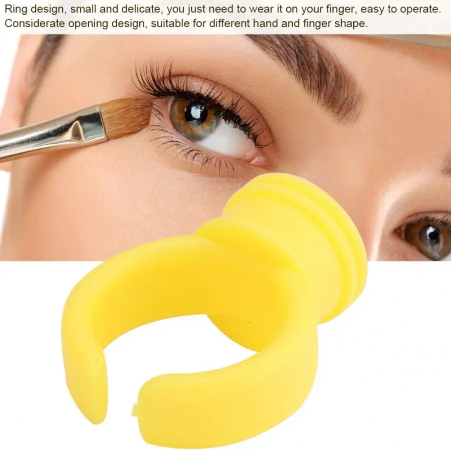 Принадлежности для татуировок 100 шт. полуперманентное кольцо чашка бровей Тату