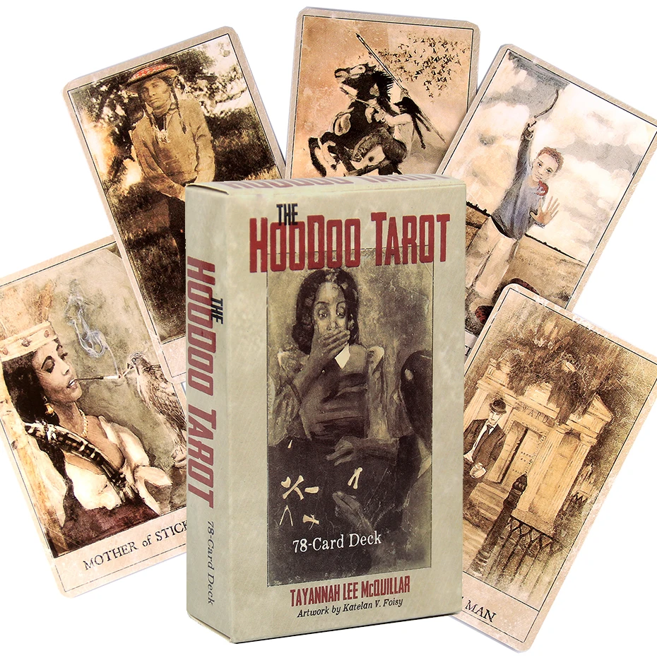 

Hoodoo Tarot Cards Deck Mysterious Divination Rider Manara Romance Angels Modern Witch Board Game Decameron the literary witche