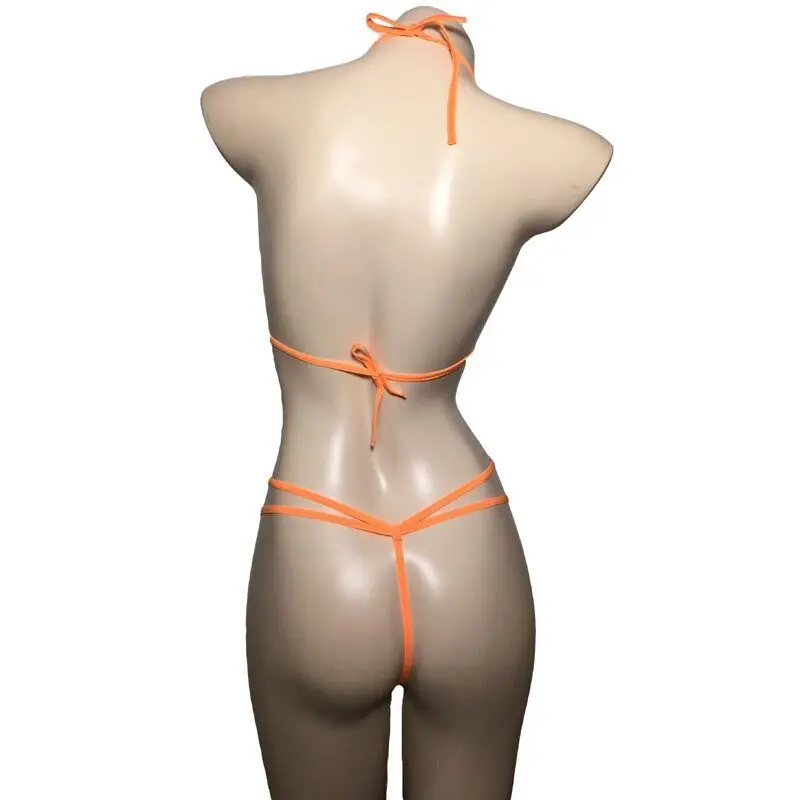 Сексуальные женские оранжевые бриджи из спандекса бюстгальтер на бретельках