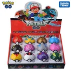 Аниме экшн-фигурка покебола, карманный монстр, ПВХ мини-наклейки, игрушки для детей, новогодний подарок, 12 шт.компл.