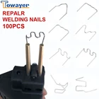 100 шт., стандартные волнистые скобы для ремонта автомобильного пластика