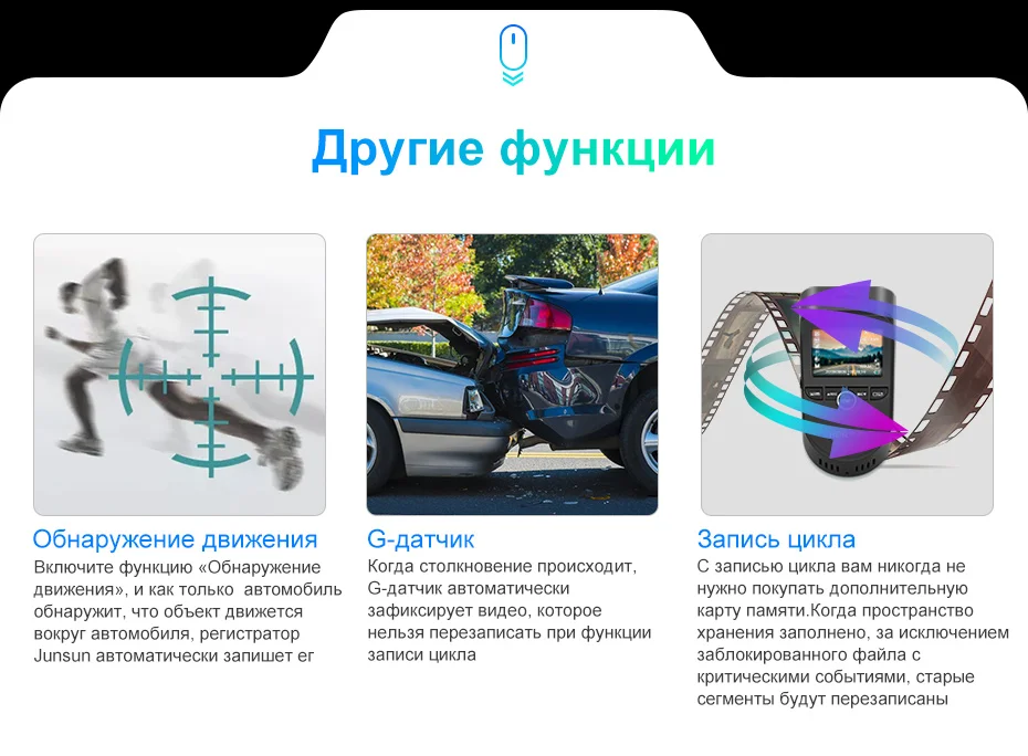 Junsun S590 WiFi 4K видеорегистраторы автомобильные Ultra HD 2160P 60fps gps ADAS авторегистратор камера рекордер sony 323 камера заднего вида 1080P ночное видение