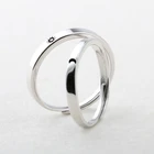 2 шт солнце и луна парные кольца для влюбленных набор обещание обручальные кольца для него и нее