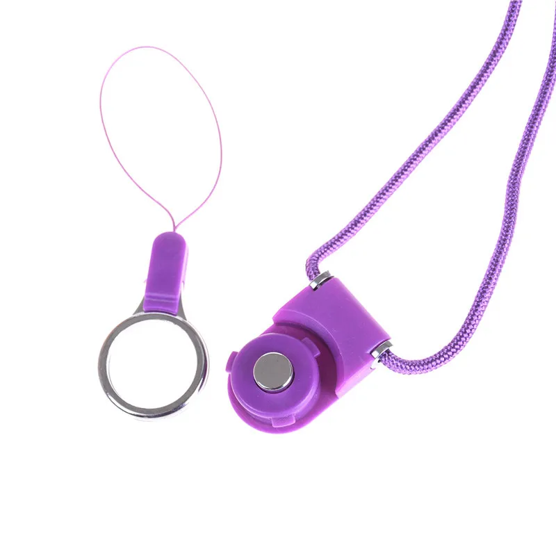 2 шт. карамельных цветов ремешок для мобильного телефона шнур ремешки с защитой