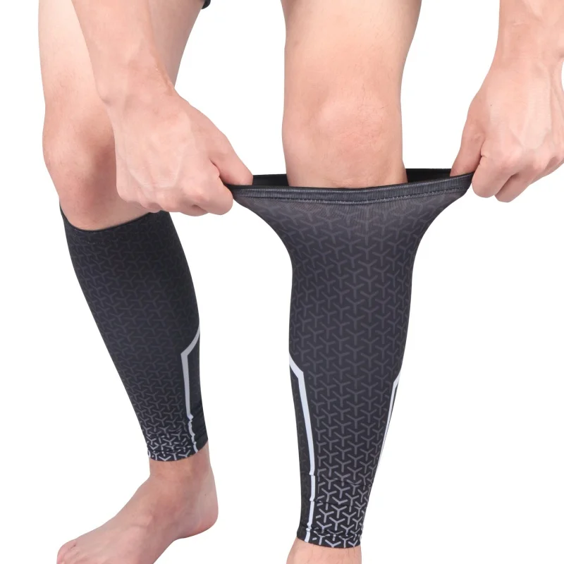 

1PC Compression Calf Sleeve Basketball Volleyball Men Support Elastic Cycling Leg Warmers Running Football Sports Leg Sleeve4