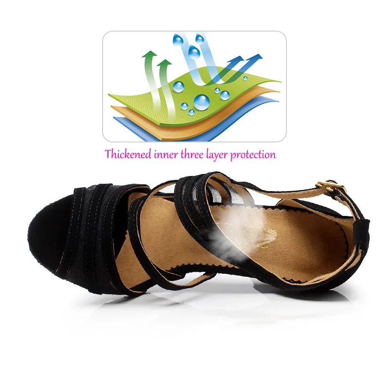 black Salsa shoes high heels 6/7. 5/8. 5 cm red Samba Tango Kizomba ballroom dance shoes Latin dance shoes woman