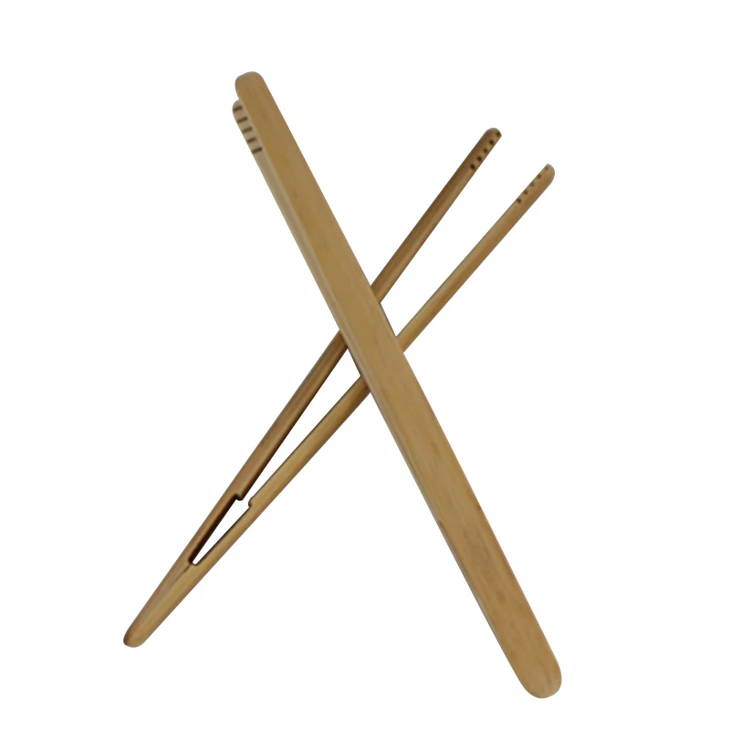 New Wooden Tea Tweezer Bacon Clip Tongs Bamboo Kitchen Salad Food Toast Creative tea ceremony with zero bamboo clip|Чайные держатели|