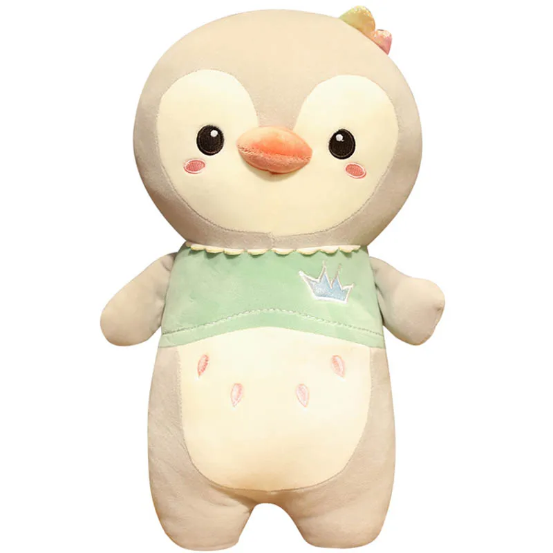 

New Hot 4 patterns Stuffed cartoon Penguin doll Plush Penguin furniture Sofa soft pillows Luxury filling Baby soothing doll gift