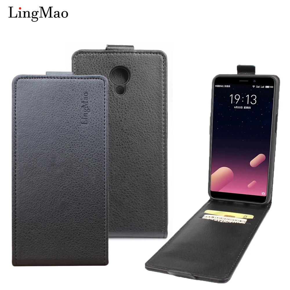Кожаные чехлы книжки для MEILAN 3 5 Note 2 U20 10 E3 S6 металлический защитный чехол MEIZU M6S Pro 6