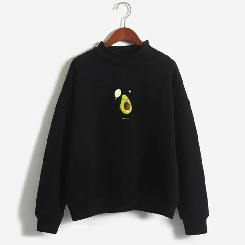 high Sweatshirt5 Милая мультяшная толстовка с авокадо, толстовка с капюшоном, кавайный принт, топ, модная Толстовка с принтом для девушек, Женская толстовка, одежда в стиле хип-хоп - Цвет: high Sweatshirt5