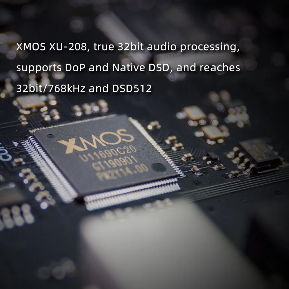 Усилитель для наушников SMSL M500 MQA ES9038PRO ES9311 плеер с ЦАП XMOS XU216 32bit 768kHz DSD512 Hi-Res |