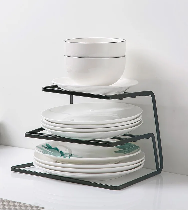 Новый высокого качества 2 яруса металлические кухня сушилка Нержавеющая сталь