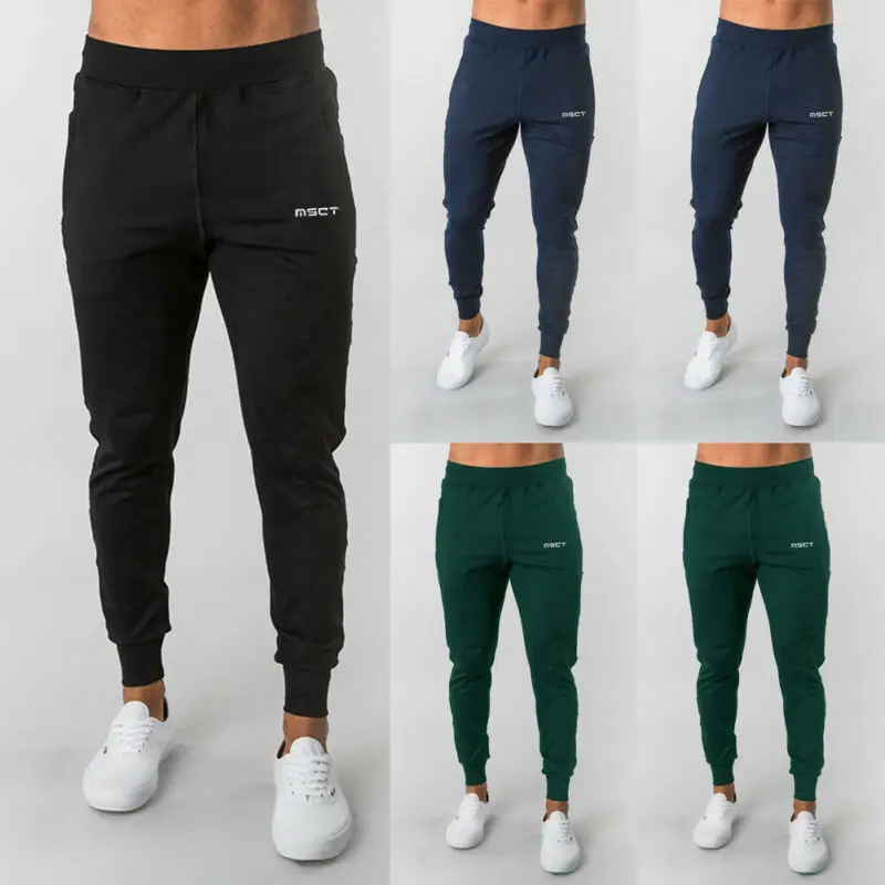 

Hot sale Workout Jogging Pants Men Solid Sport Sweatpants short casual long pants Men Fitness Joggers Bodybuilding Trousers