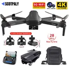 Смарт-SG908 Камера Дрон с разрешением 4K Profissional с 3-осевой шарнирный стабилизатор для камеры GoPro бесщеточный мотор 5G WI-FI GPS Rc Дрон Квадрокоптер