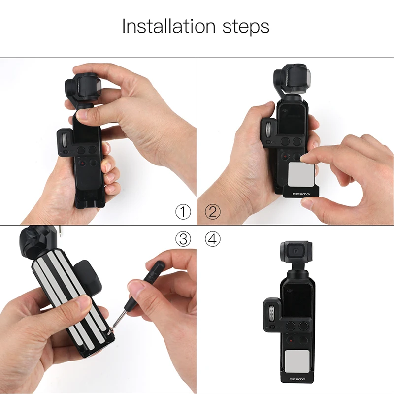Для DJI Osmo карманные аксессуары алюминиевая рамка теплоотвод корпус оболочка защитный чехол для DJI Osmo Карманная камера
