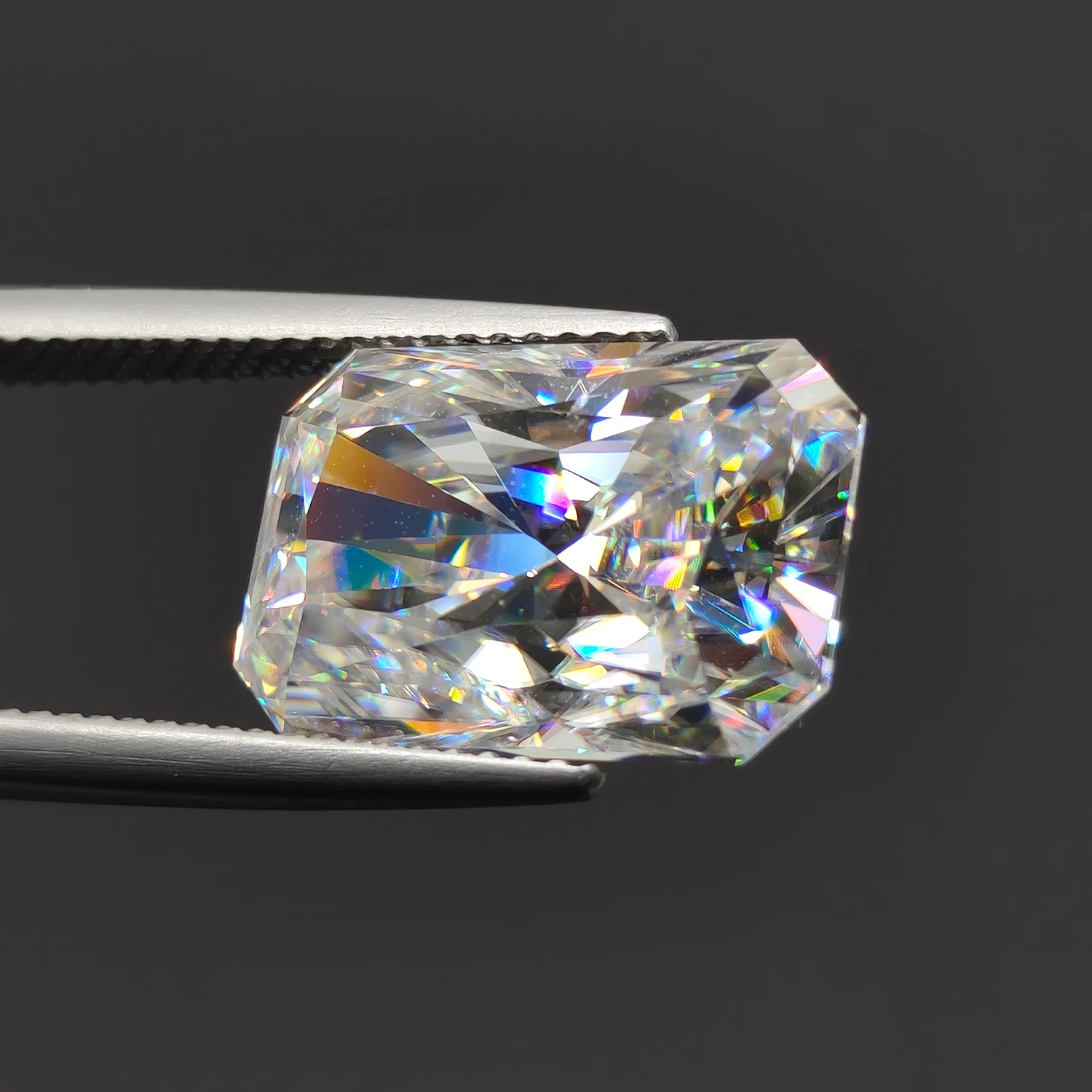 Letmexc топ цвет меньше супер белый муассанит драгоценный камень бриллиант