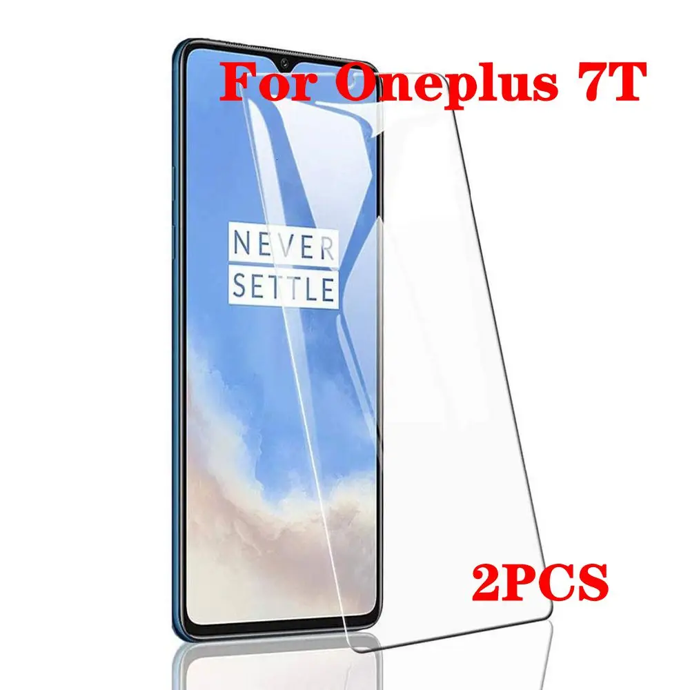 2 шт. закаленное стекло HD для Oneplus 7 6 5 3 T покрытие t Защитная пленка экрана
