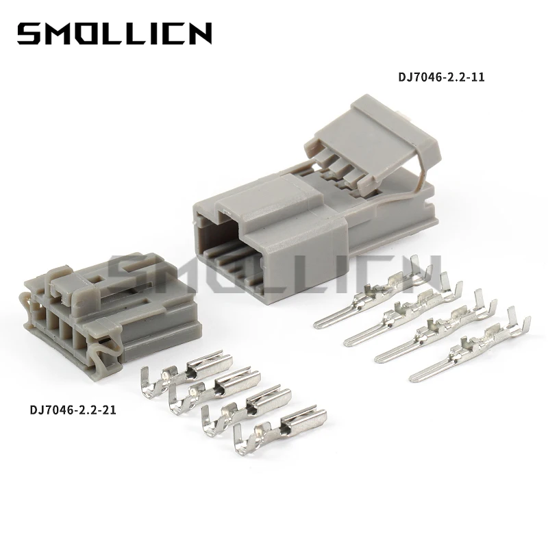 

1-50 Sets Sumitomo HD Type 4 Pin Male Female Unsealed Car Auto Electrical Wire Connector Plug 6098-0244 6098-0243 7046-2.2-21/11
