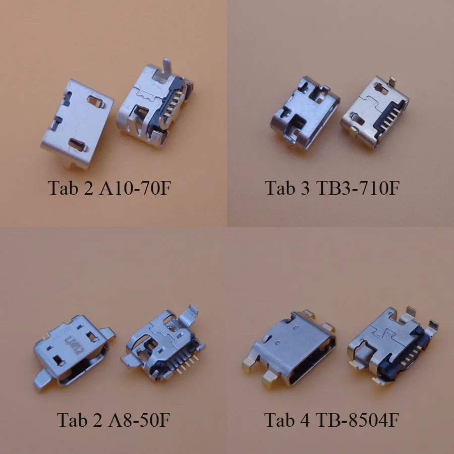 10 шт. мини микро USB разъем для зарядки Lenovo Tab 2 A10-70F ZA00 / TAB 4 8 &quotTB-8504F | Строительство и