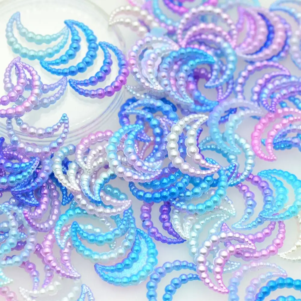 Случайно смешанные звезды Луна кольцо единорог Цвет ABS жемчуг | Скрапбукинг