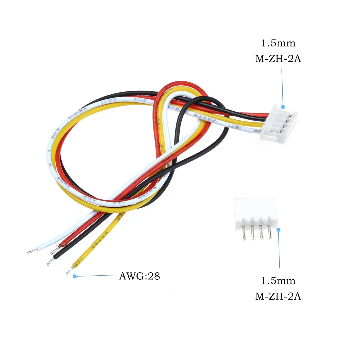 10 компл. SH 1 0 провод Кабельный разъем DIY SH1.0 JST 4Pin электронная линия одиночные