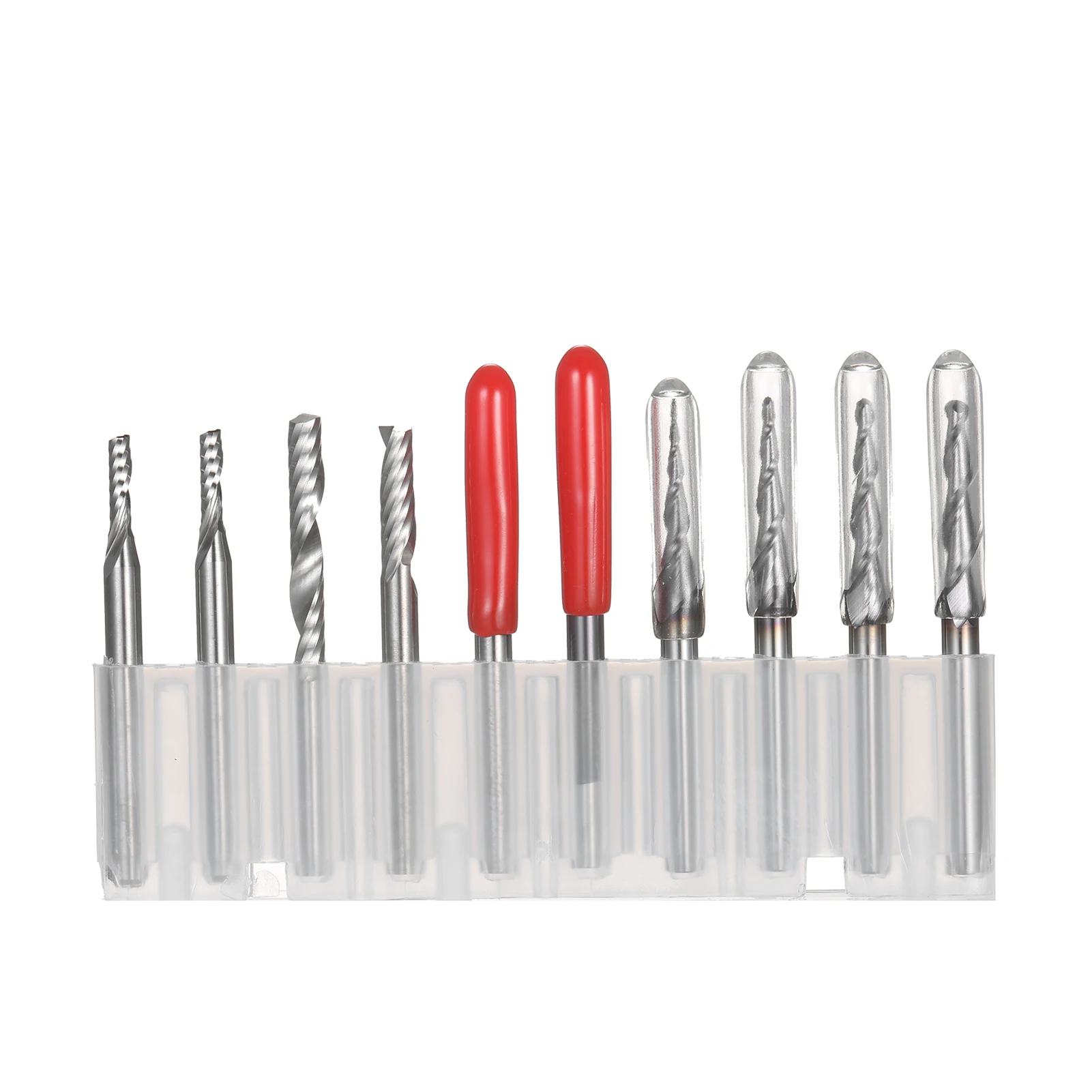 

Миниатюрные фрезы KKmoon, 10 шт., 3,175 дюйма, миниатюрные фрезы, малый диаметр, фрезы, режущие сверла, формовочные фрезы