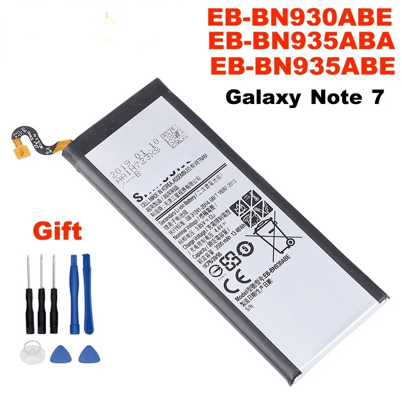 

EB-BN930ABE EB-BN935ABA для Samsung Galaxy Note 7 Galaxy Note FE N935 EB-BN935ABE N930G N930V N930A N930T N930S N930