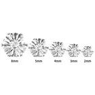 5 шт.компл. блестящие свадебные серьги-гвоздики, мужские ювелирные аксессуары с кристаллами, оптовая продажа