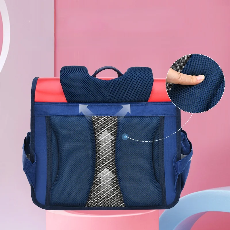 Fashion Children School Bags High Quality PU Leather Large Capacity Boys Orthopedic Backpacks Back To School Bag Randoseru Japan