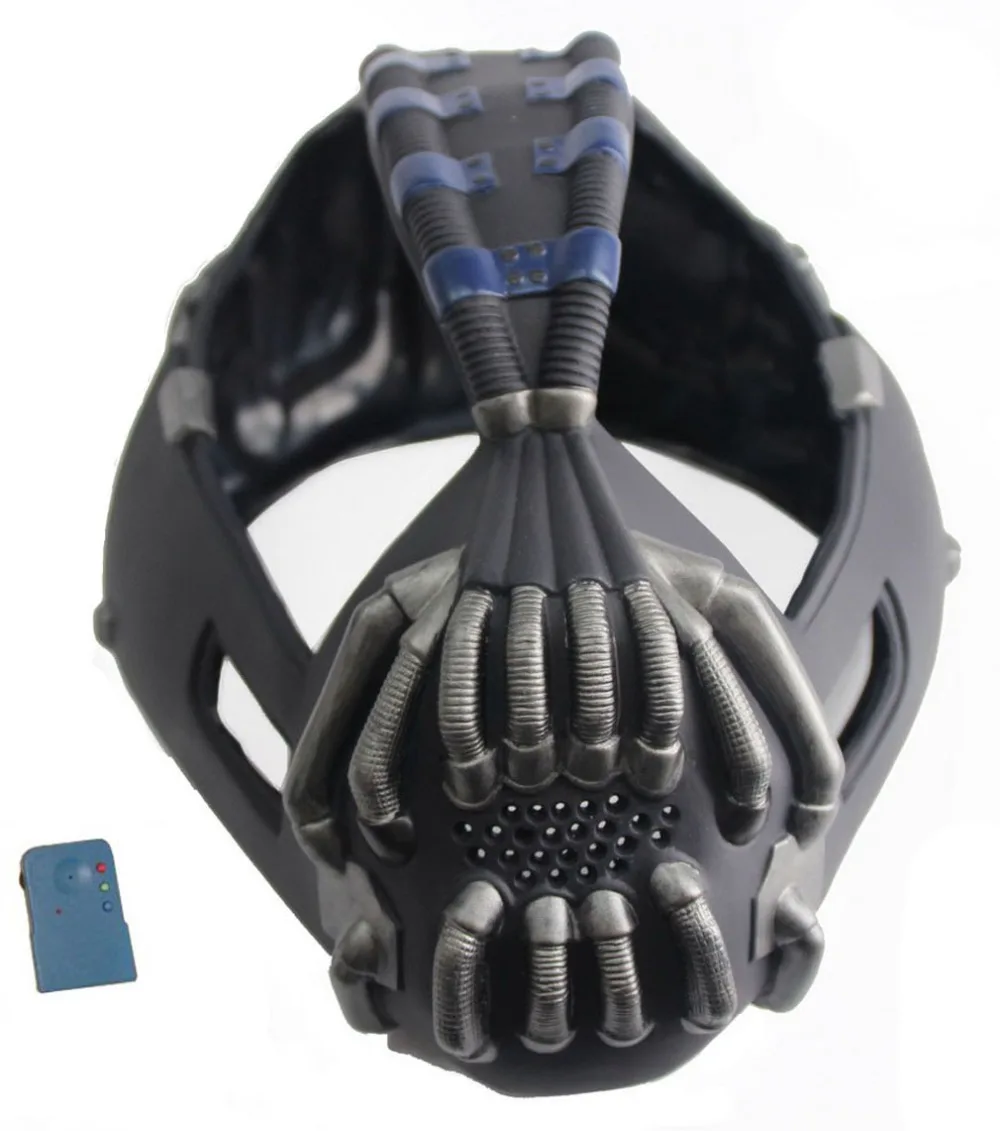 Бэтмен Темный рыцарь Rises Bane маска для лица фильм косплей костюм реквизит Хэллоуин Рождество сценическое шоу Вечерние Индивидуальные маски