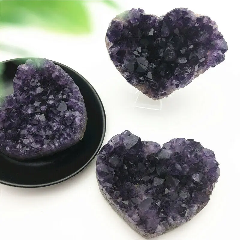 Природные камни и минералы Уругвайский Аметист природные вырезанные вручную Geode