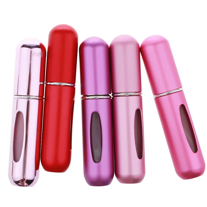 2pcRefillable 5ml Refillable Mini Perfume Spray Bottle Aluminum Atomizer Portable Travel Cosmetic Container | Красота и здоровье