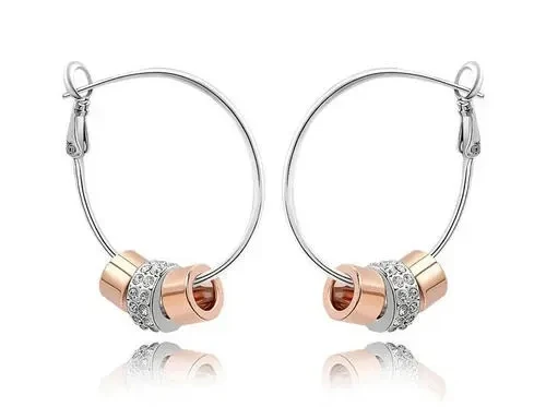 Серьги-подвески A12CA женские, Крупные круглые ювелирные украшения для ушей под золото и серебро, брендовая Новинка, 36