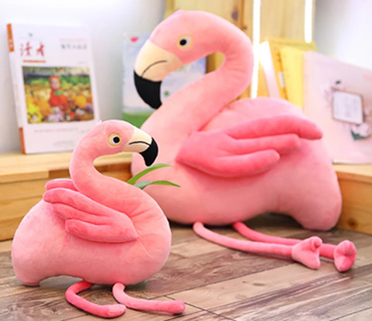 40-105 см Фламинго плюшевая игрушка мультфильм мягкая кукла Kawaii розовая подушка с птицей чучело животное ребенок дети ребенок день рождения Рождественский подарок