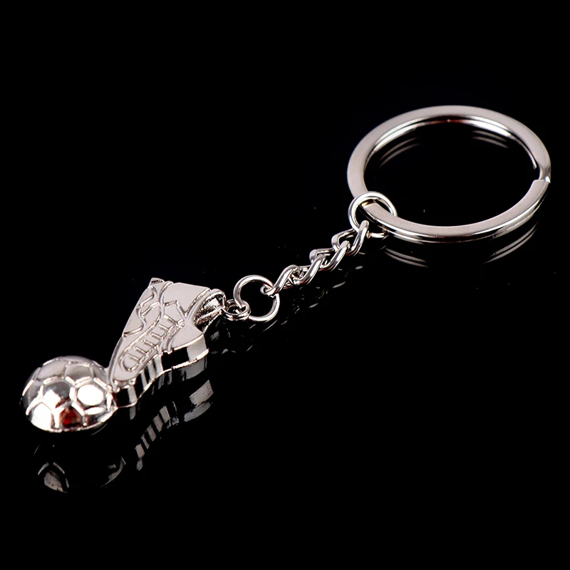 Новый 1 шт. креативный футбольный башмак кулон брелок серебряный цвет Брелоки |