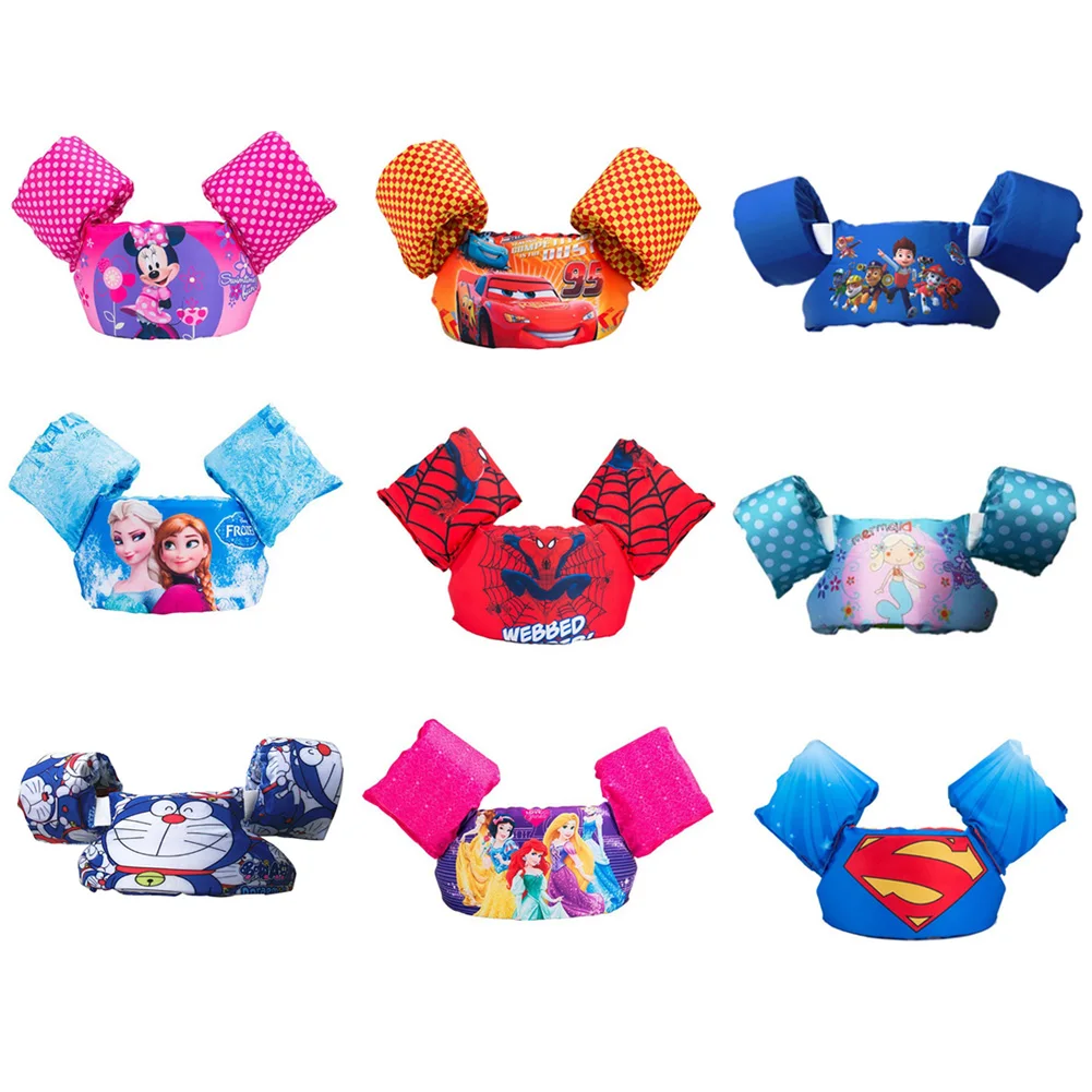 

LEO Kids Bath Toy Hot Puddle Jumper Swimming Bath Deluxe Cartoon Life Jacket Safety Toy Baby Clothes Child life jacket 2-7 Years