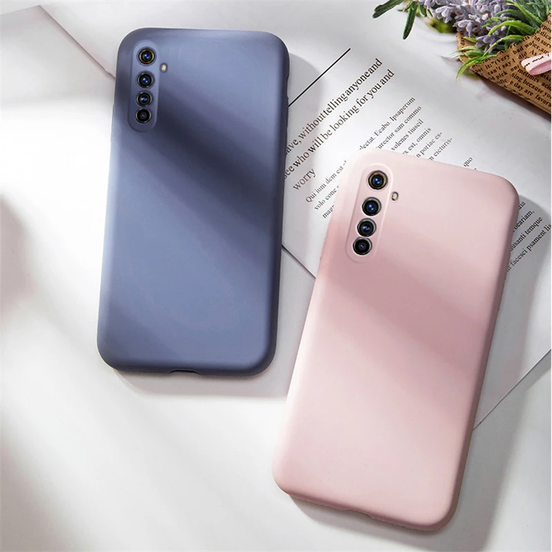 

For OPPO Realme X50 Case Liquid Shell Waterproof Silicone Shockproof Case For OPPO Realme X50 Pro Case Cover For Find X2 Pro
